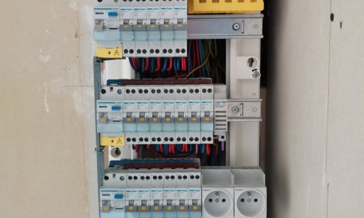 Tableau électrique d'une rénovation totale d'appartement à Villefranche sur Saône